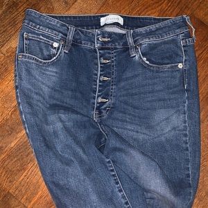 popsugar, size 12, skinny jeans, blue